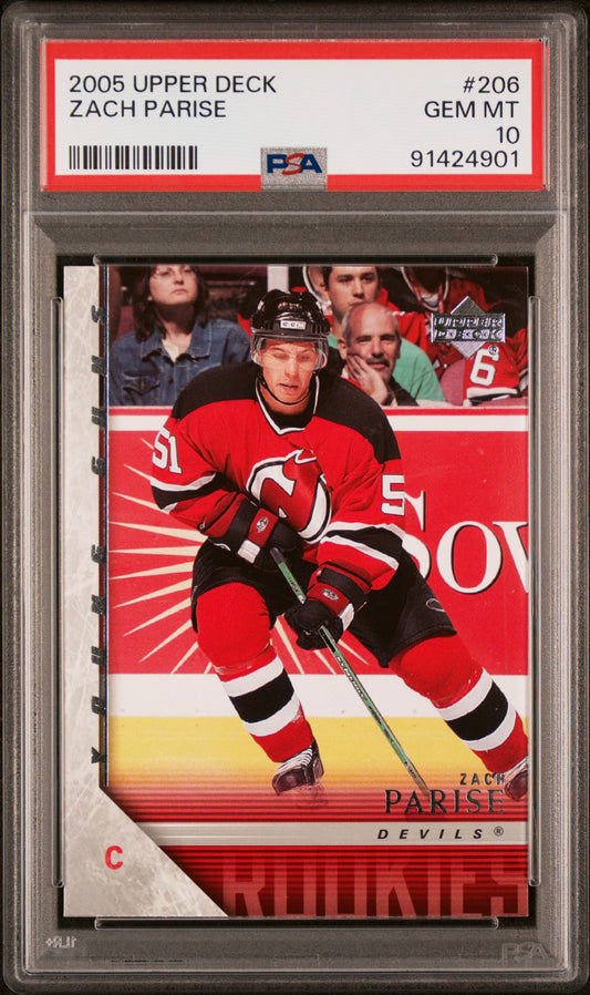 2005 Upper Deck #206 Zach Parise PSA 10