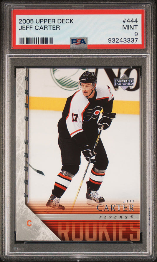 2005 Upper Deck #444 Jeff Carter PSA 9