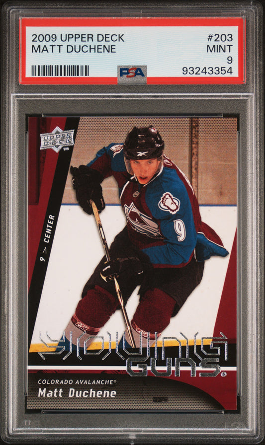 2009 Upper Deck #203 Matt Duchene PSA 9