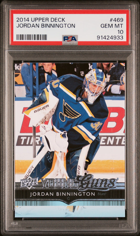 2014 Upper Deck #469 Jordan Binnington PSA 10