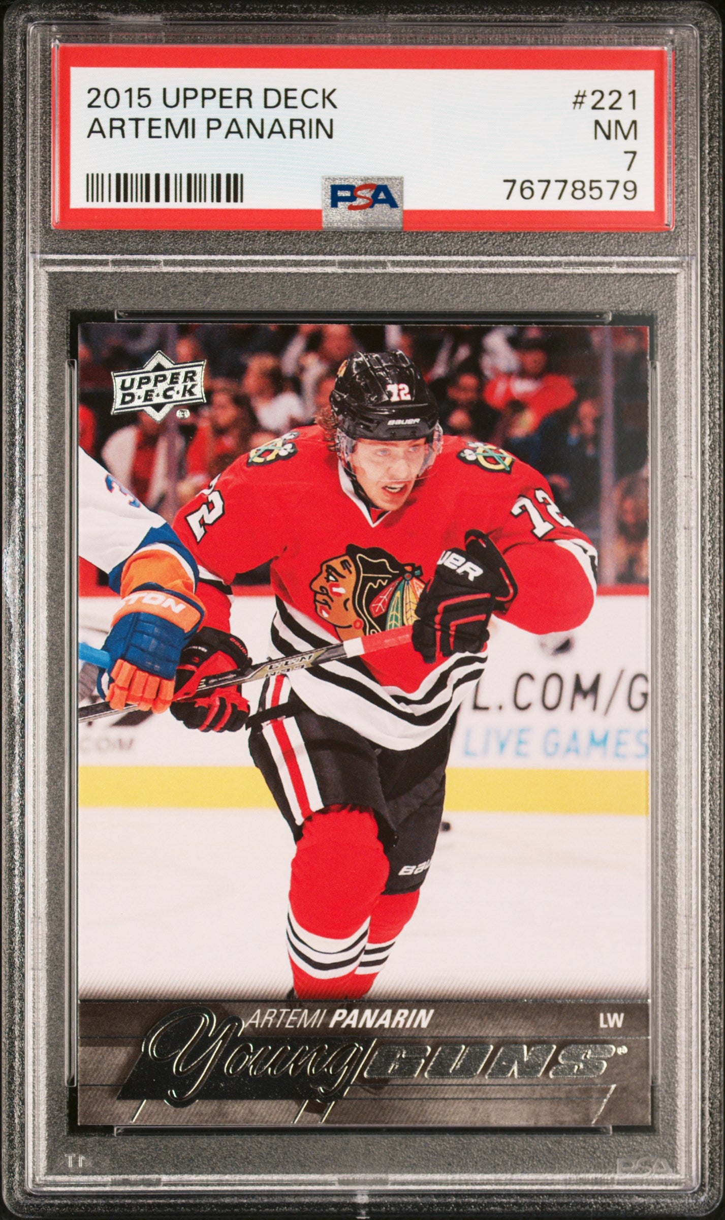 2015 Upper Deck #221 Artemi Panarin PSA 7