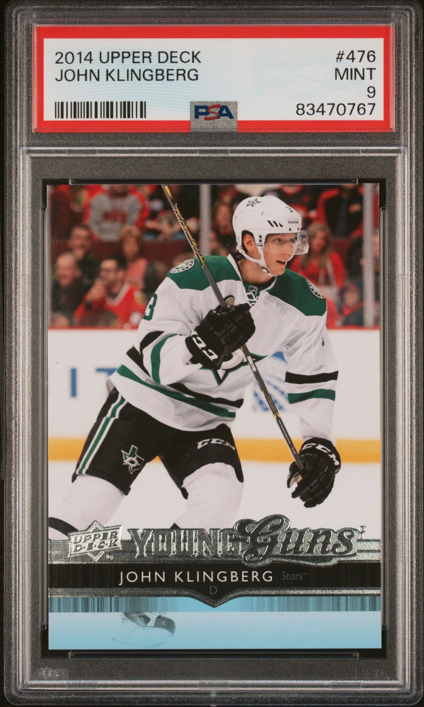 2014 Upper Deck #476 John Klingberg PSA 9