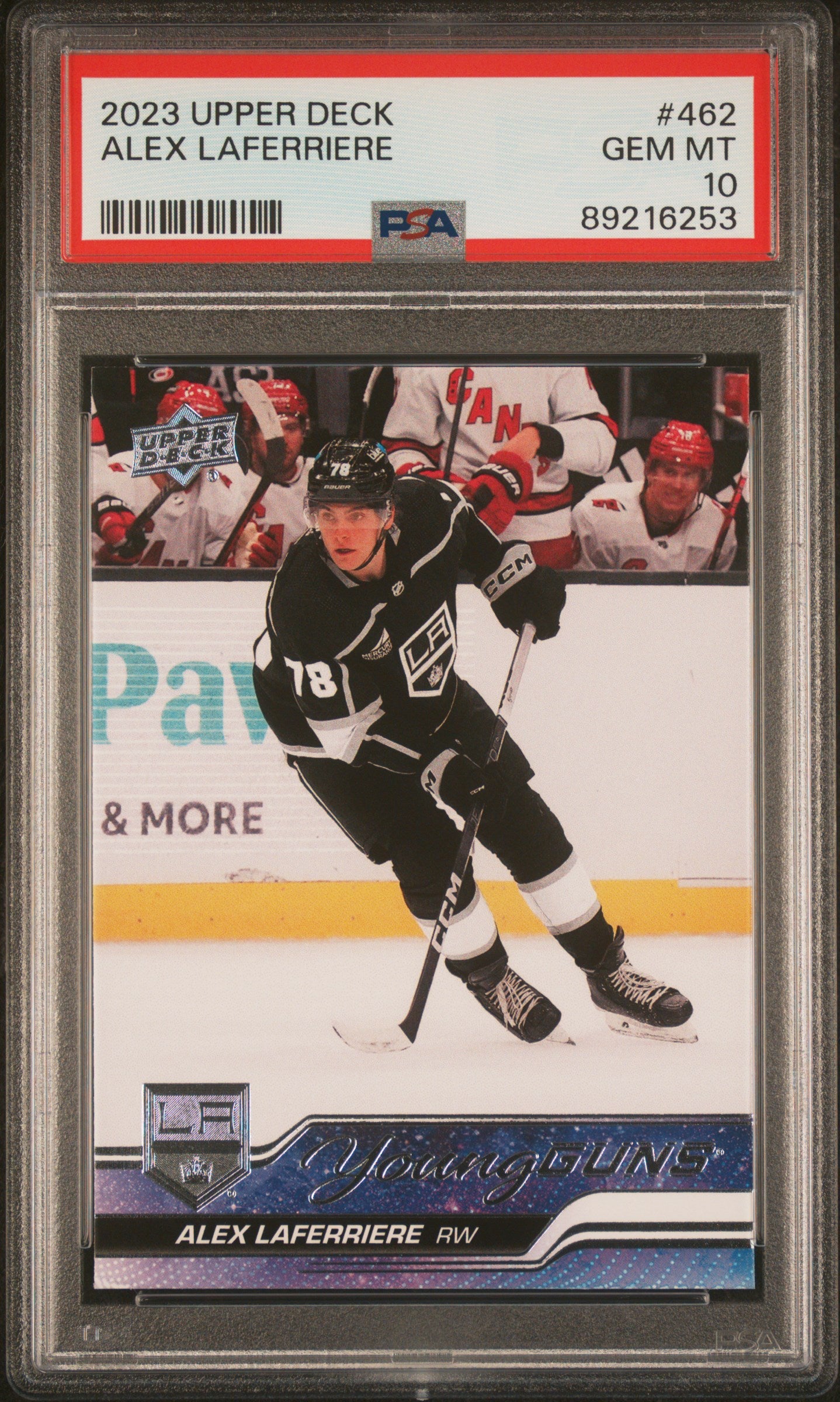 2023 Upper Deck #462 Alex Laferriere PSA 10