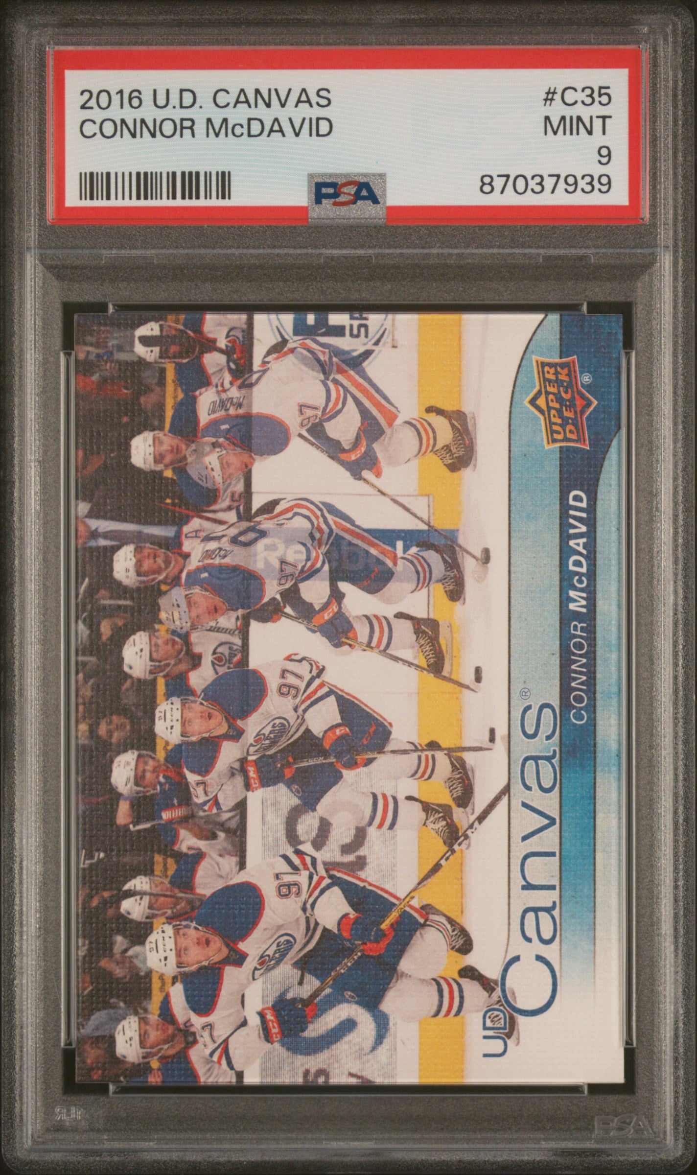 2016 Upper Deck Canvas #C35 Connor Mcdavid PSA 9