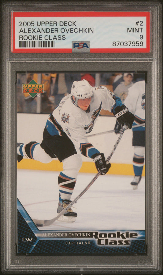 2005 Upper Deck Rookie Class #2 Alexander Ovechkin Rookie Class PSA 9