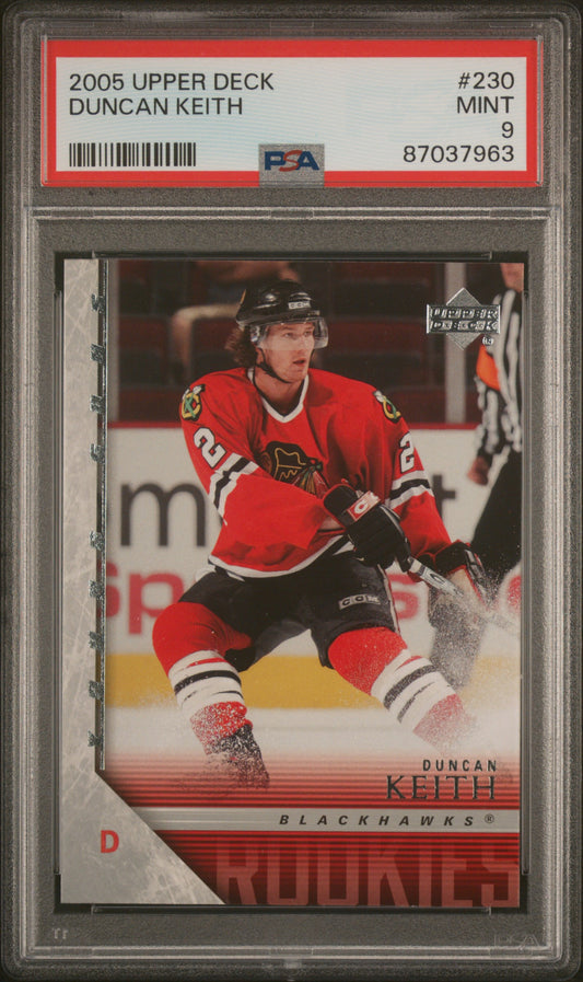 2005 Upper Deck #230 Duncan Keith PSA 9