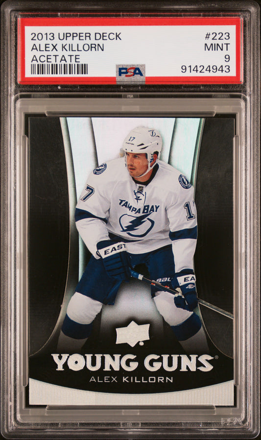 2013 Upper Deck #223 Alex Killorn Acetate PSA 9