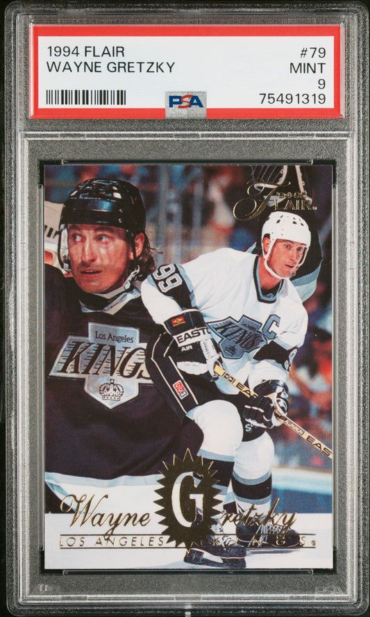 1994 Flair #79 Wayne Gretzky PSA 9