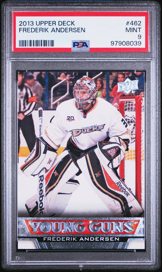 2013 Upper Deck #462 Frederik Andersen PSA 9