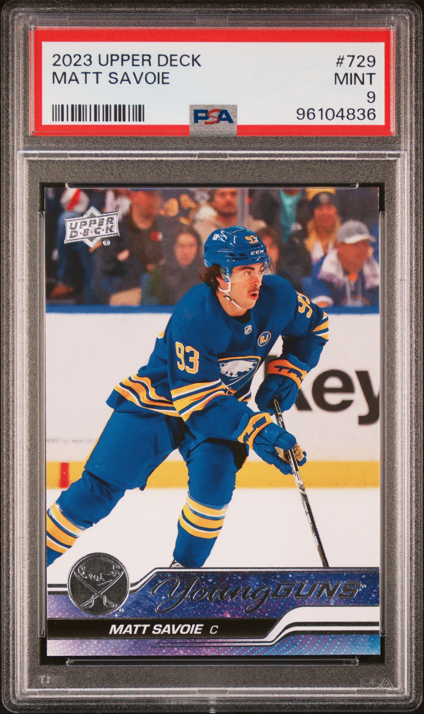 2023 Upper Deck #729 Matt Savoie PSA 9