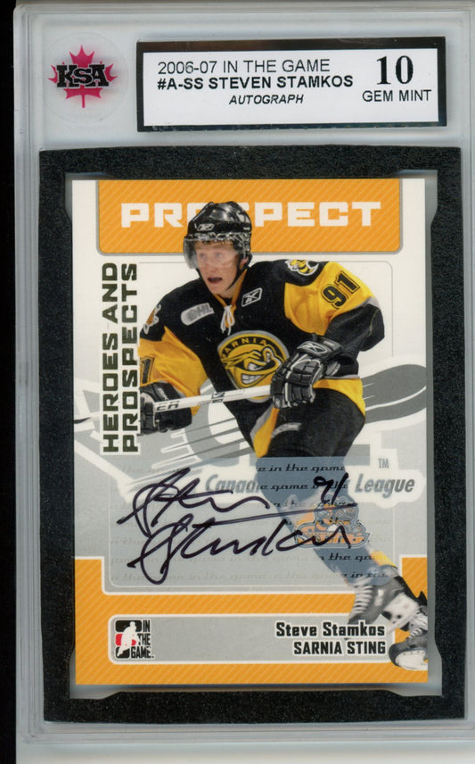 2006-07 In the Game A-SS Steven Stamkos Autograph